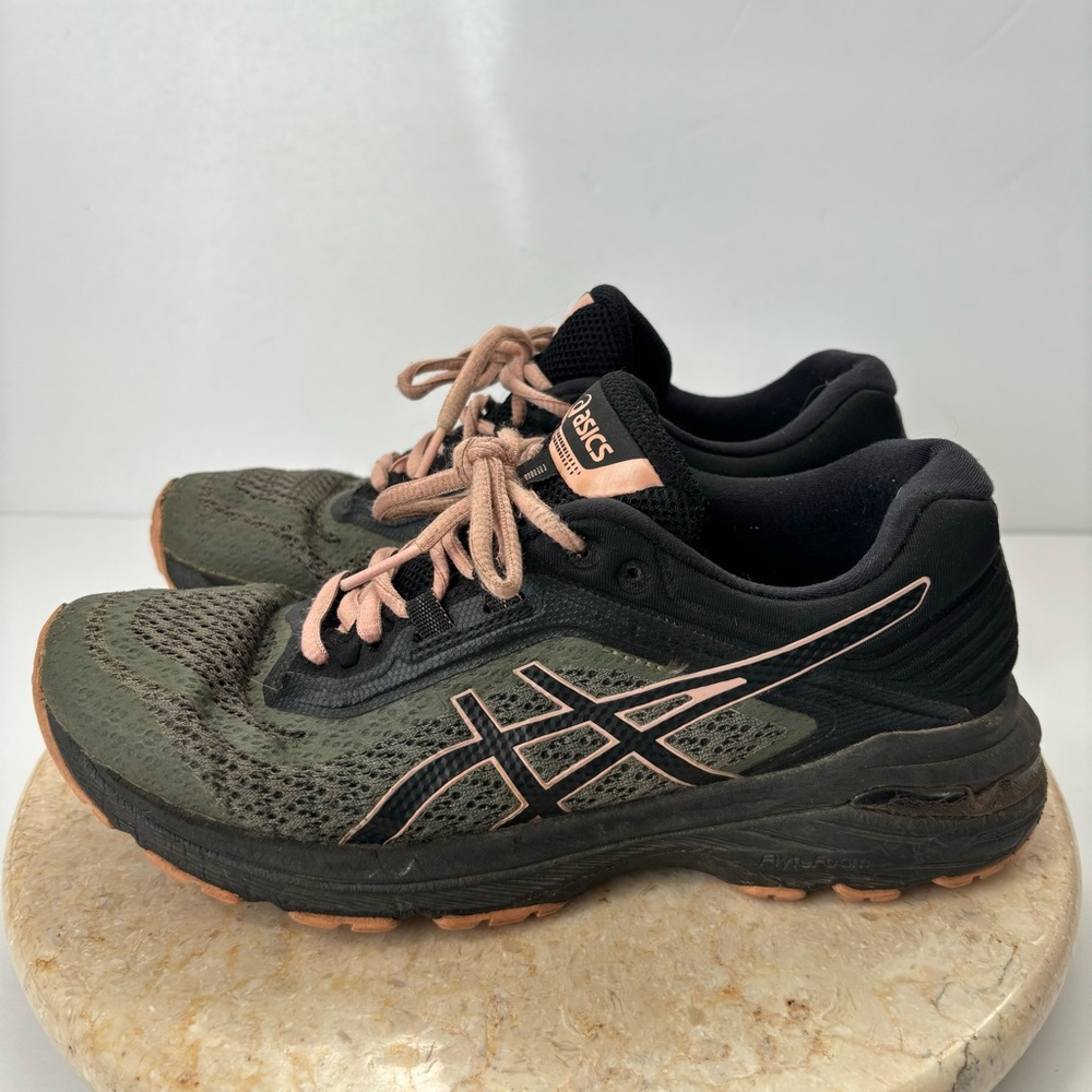 Asics GT-2000 G-Trail Green Leaf Clover/Cloral‎ Cloud Shoes Womens SIze 7